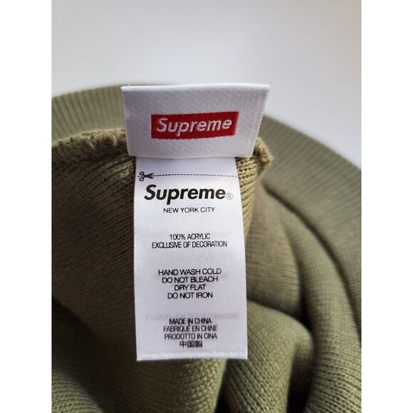 Supreme Timberland Olive Green Radar Beanie Hat OS - Picture 6 of 11